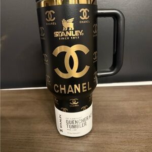 Stanley Chanel Black and Gold Tumbler 40oz